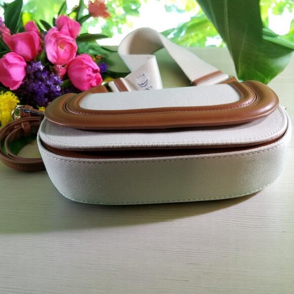 Zara Beige Purse Shoulder Bag NWT With Extra Strap 14350 - Picture 6 of 8